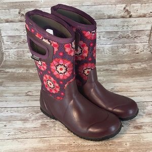 BOGS Youth Waterproof Winter, Rain Farm Muck Boots Classics Purple Youth size 3